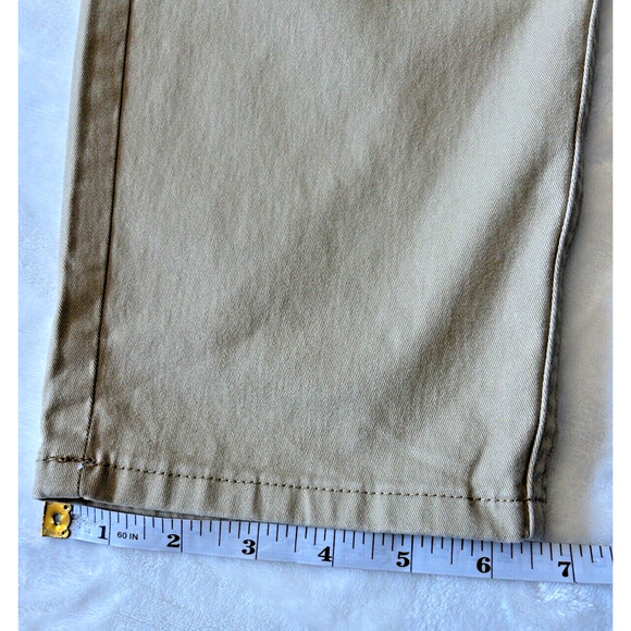 Lands' End Women Cargo Chino Pants Khaki Sz 18 Stretch - Picture 6 of 8
